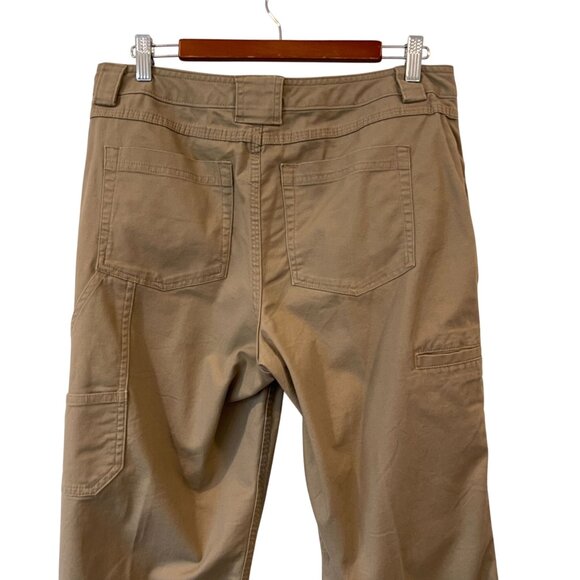 Duluth Trading Co Khaki Cargo Pants Size 10 x 29 Relaxed Fit Durable Workwear - Picture 7 of 7